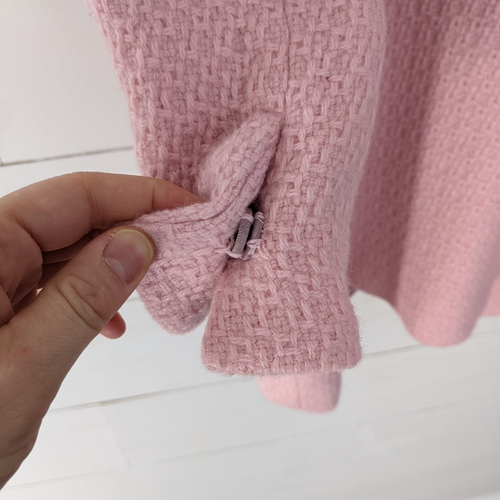 Lands' End Pink Toggle Coat - Picture 5 of 7